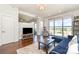 Open floor plan featuring a living room with expansive windows, and access to the balcony at 333 W Trade St # 805, Charlotte, NC 28202