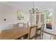 Cozy dining room featuring large windows, hardwood floors, and comfortable seating at 502 Fly Fisher Dr, Salisbury, NC 28147