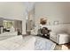 Beautiful living room with soaring ceilings, comfortable seating, and sophisticated decor at 502 Fly Fisher Dr, Salisbury, NC 28147
