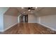 Bonus room with wood floors, recessed lights, and white trim at 7740 Freeze Rd, Kannapolis, NC 28081