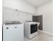 Well-equipped laundry room with modern appliances and ample shelving for storage at 8210 Festival Way, Charlotte, NC 28215