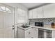 Modern kitchen with stainless steel appliances and granite countertops at 93 34Th Street Nw Ct, Hickory, NC 28601