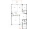 First floor plan featuring a spacious kitchen, Gathering room, nook, den, flex room, and a bedroom at 1001 Cunningham Farm Dr, Indian Trail, NC 28079