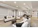 Basement including living area and pool table, enhanced by recessed lighting and neutral tones at 1001 Medinah Ct, Waxhaw, NC 28173