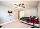 Bedroom featuring a ceiling fan, neutral walls, carpet, and ceiling fan at 1018 Autumn Ln, Hickory, NC 28602