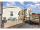 Inviting backyard patio with seating area and convenient access ramp to the back entrance at 106 Rainbow Sw St, Concord, NC 28025