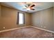 Cozy bedroom with neutral walls and carpeted floors creates a warm and inviting atmosphere at 110 Carol Lyn Dr, Kings Mountain, NC 28086