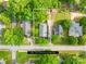 Aerial view showing the approximate .25 acre lot for this charming home at 1104 Venus St, Kannapolis, NC 28083