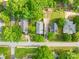 Aerial view of the neighborhood and home at 1104 Venus St, Kannapolis, NC 28083