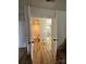 Open hallway with multiple doorways to the closet and bathroom at 11216 Carmel Chace Dr, Charlotte, NC 28226