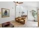 Open living room with high ceilings, stylish seating, and natural light enhancing the space at 11216 Carmel Chace Dr, Charlotte, NC 28226