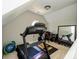 Exercise room featuring a treadmill, mirror, and fitness equipment at 125 Mariner Pointe Ln, Mooresville, NC 28117