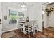 Cozy breakfast nook with a modern light fixture and view to the outside at 1403 Rosemont Dr, Fort Mill, SC 29707