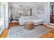 Spacious living room with hardwood floors and modern decor at 1514 Wensley Dr, Charlotte, NC 28210