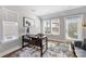 Bright office space with a modern desk setup and city views at 2123 Bryant Park Dr, Charlotte, NC 28208