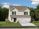 Charming two-story home with a two-car garage and inviting curb appeal on a sunny day at 2159 Trollinger Dr, Catawba, NC 28609