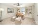 Bright office space with custom built-ins, neutral carpet, and a large window for ample light at 235 River Loop Rd, Belmont, NC 28012