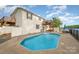 Enjoy outdoor living with this backyard pool and deck, perfect for entertaining and relaxation at 235 River Loop Rd, Belmont, NC 28012