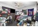 This bedroom features a ceiling fan and one window at 2622 Hemphill St, Charlotte, NC 28208
