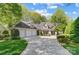 Charming two-story home featuring a three-car garage, well-manicured lawn, and lush landscaping at 3508 Mountain Cove Dr, Charlotte, NC 28216