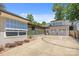 Spacious three-car garage with basketball hoop, and a fenced-in yard at 4147 Chelmsford Rd, Charlotte, NC 28211