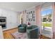 Cozy sitting area features built-in shelves, natural light, and comfortable seating at 4147 Chelmsford Rd, Charlotte, NC 28211