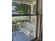 View from inside of a porch swing and white picket fence at 500 W Council St, Salisbury, NC 28144