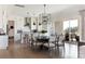 Bright open concept living space with dining area and kitchen at 503 Meadow Ridge Dr, Belmont, NC 28012