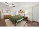 Main bedroom with decorative lighting at 7357 Elwood Dr, Charlotte, NC 28227