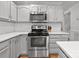 Well-equipped kitchen featuring stainless steel appliances and modern finishes at 9214 Arbourgate Meadows Ln, Charlotte, NC 28277