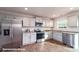 Modern kitchen featuring stainless steel appliances, granite countertops, and ample cabinet space at 1033 20Th Avenue Se Loop, Hickory, NC 28602