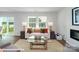 Bright living room with modern decor, large windows and sliding glass door at 1033 20Th Avenue Se Loop, Hickory, NC 28602