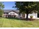 Charming single-story home featuring a well-manicured lawn and mature trees at 109 Hunter Ct, Oakboro, NC 28129