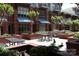 Brick patio with outdoor grill and a picnic table at 1101 W 1St St # 408, Charlotte, NC 28202