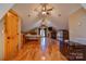 Spacious bedroom with hardwood floors, natural light, and ample storage at 1307 Tiffany Ln, Shelby, NC 28152