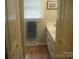 Bathroom showcasing the vanity, sink, and fixtures, and towel, offering a clean and functional space at 146 Barclay Ln, Mooresville, NC 28115