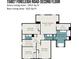 Second floor floorplan featuring bedrooms, bathrooms, a laundry, and a walk in closet at 15807 Foreleigh Rd, Huntersville, NC 28078