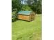 Exterior view of barn with metal roof surrounded by green grass and trees at 1658 Hillcrest Ave, Lancaster, SC 29720