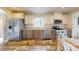 Updated kitchen featuring stainless steel appliances, ample cabinet space, and modern countertops at 1780 Sierra Rd, York, SC 29745