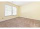 Carpeted bedroom with a large window provides a lot of natural light at 2017 Beckwith Ln, Waxhaw, NC 28173