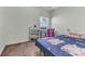 Bright bedroom featuring a desk and a comfortable bed by the window at 2126 Downing St, Charlotte, NC 28205