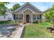 Quaint single-Gathering home featuring a lush front lawn and classic architectural details at 2126 Downing St, Charlotte, NC 28205