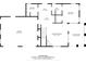 Basement floor plan featuring a recreation room, covered patio, laundry, bar, garage and bedroom at 221 Grayrock Dr, Statesville, NC 28677
