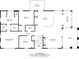 Upstairs floor plan featuring a balcony, kitchen, living room, deck, bedrooms and primary bath at 221 Grayrock Dr, Statesville, NC 28677