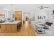 Open-concept living space featuring hardwood floors, modern decor, and ample natural light at 2509 Bay St, Charlotte, NC 28205