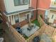 Inviting back patio features an outdoor seating area, perfect for relaxing and entertaining at 2988 Textile Way, Charlotte, NC 28205