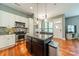Stylish kitchen with a large island and modern appliances, perfect for cooking at 2988 Textile Way, Charlotte, NC 28205
