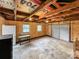 This garage offers unfinished ceilings and walls providing a versatile space at 326 N Greenbriar Rd, Statesville, NC 28625