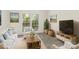 Bright living room filled with natural light, comfortable seating, and neutral tones at 3710 Cheleys Ridge Ln, Charlotte, NC 28270