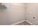 Walk in closet with shelving and new laminate flooring at 427 Pinnacle Ln, Huntersville, NC 28078